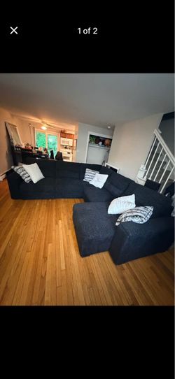Black 6 Piece Sectional
