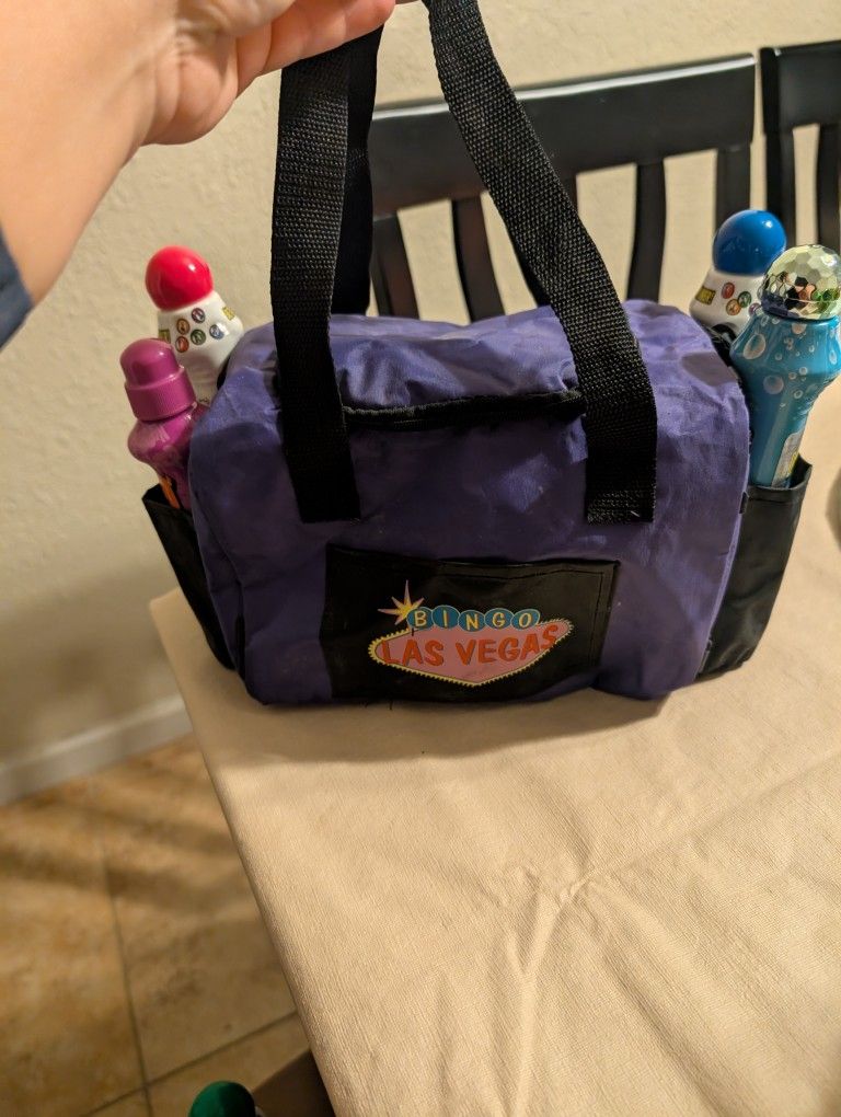 Vegas Bingo Bag And Daubers 