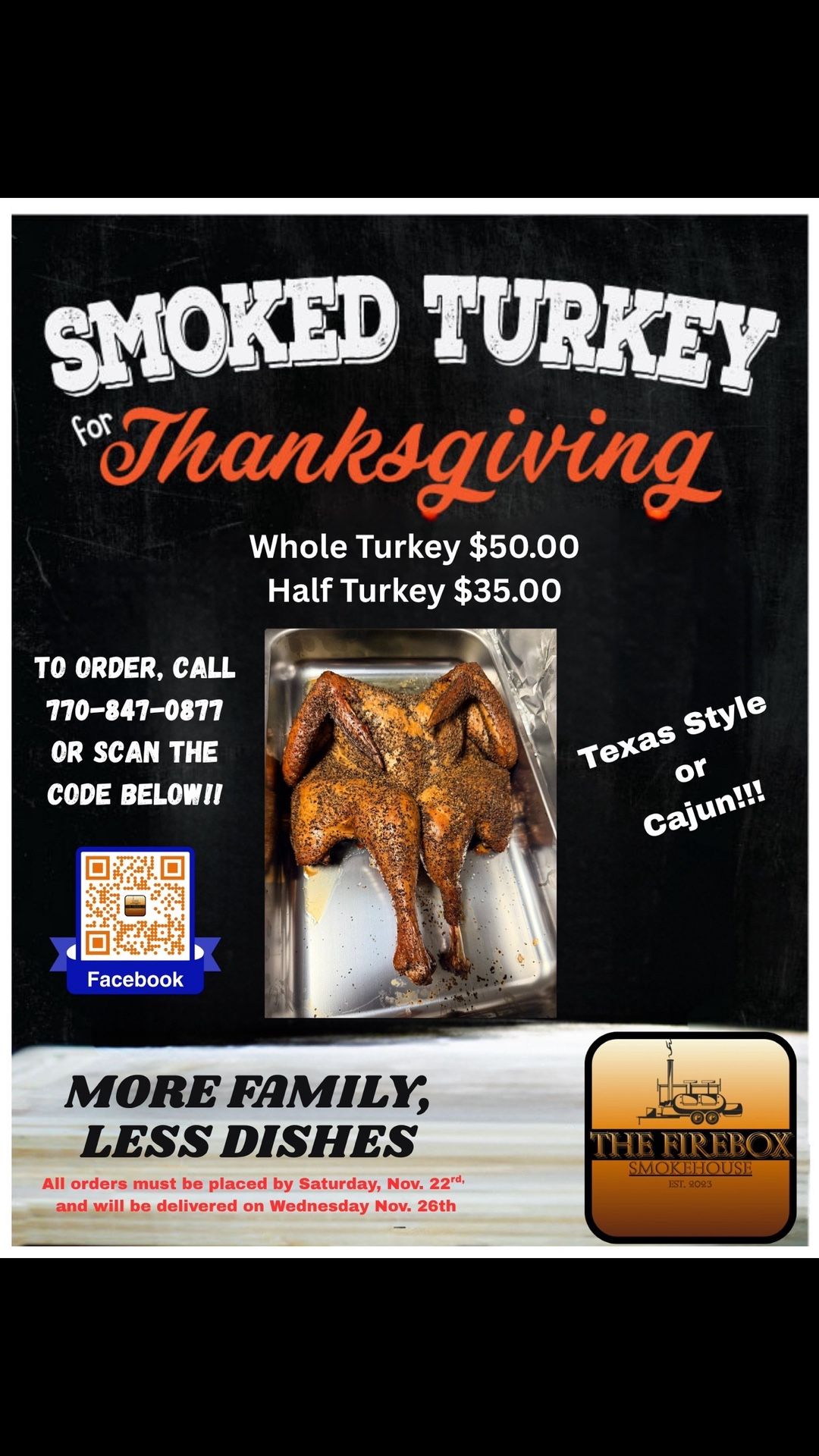 Smoked Turkey-Thanksgiving 