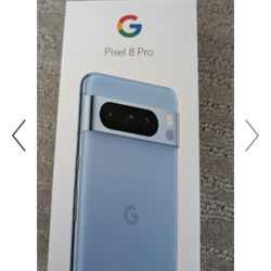 Google Bay Blue Pixel 8 Pro Phone Brand New At&T Carrier 