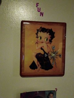 Betty boop  clock
