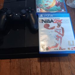 Ps4 With 2games One Controller 