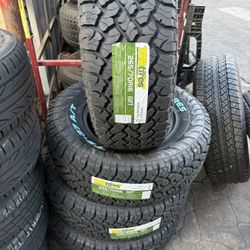 New Tires Installed/ Llantas Nuevas Instaladas 265/70/16 TBB Tires
