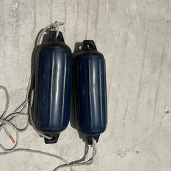 (2) Navy Blue Taylor Made Boat Fenders Bumpers