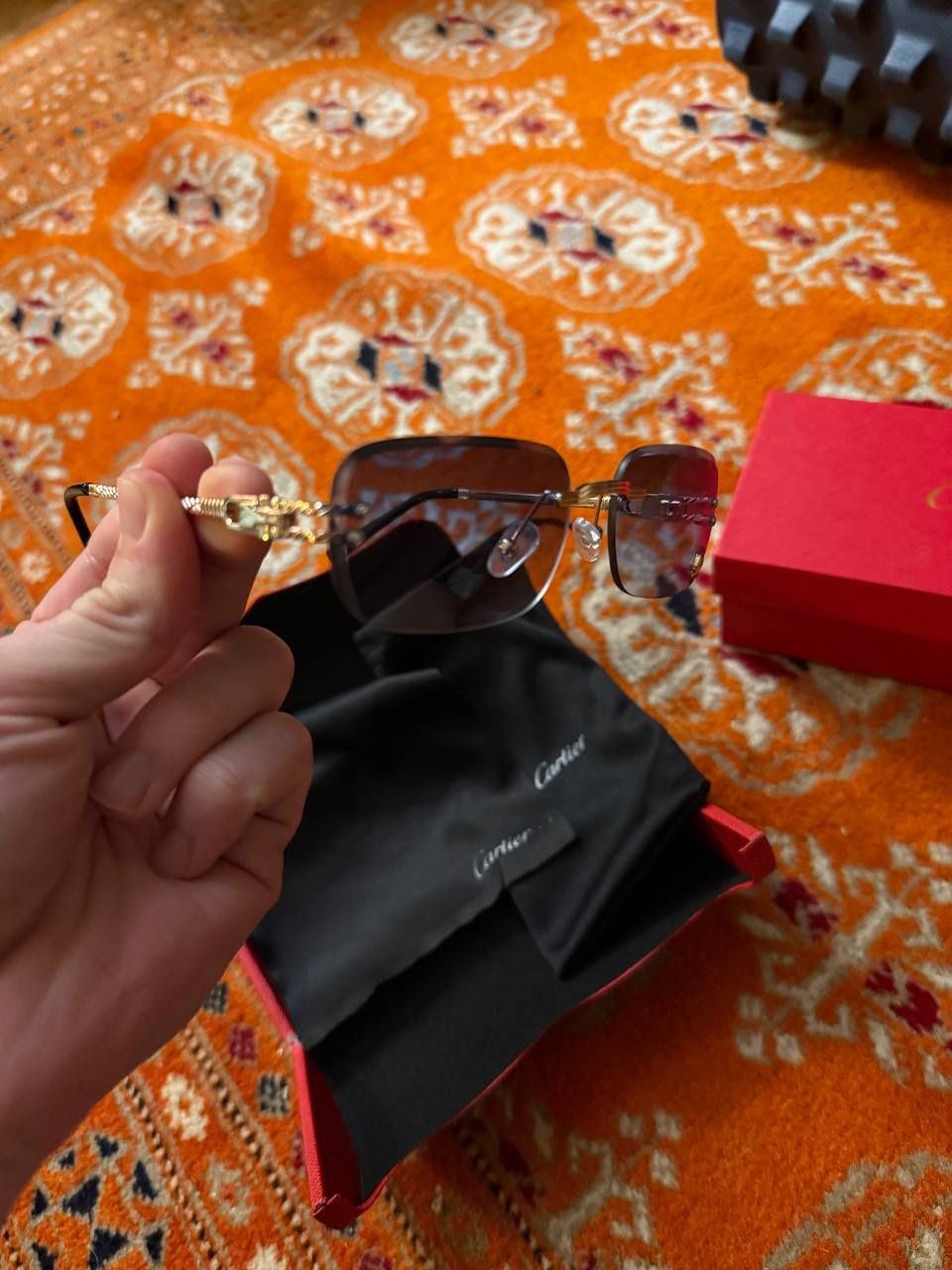 Cartier Blue Lens Sunglasses