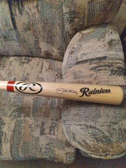 Tacoma Rainiers John Andreoli Signed Full Size 34" Bat
