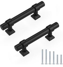20 Pack Matte Black Cabinet Pulls, Hole Centers 2-1/2 in For Sale $18.00 50%+ OFF $36.95 NEW IN BOX