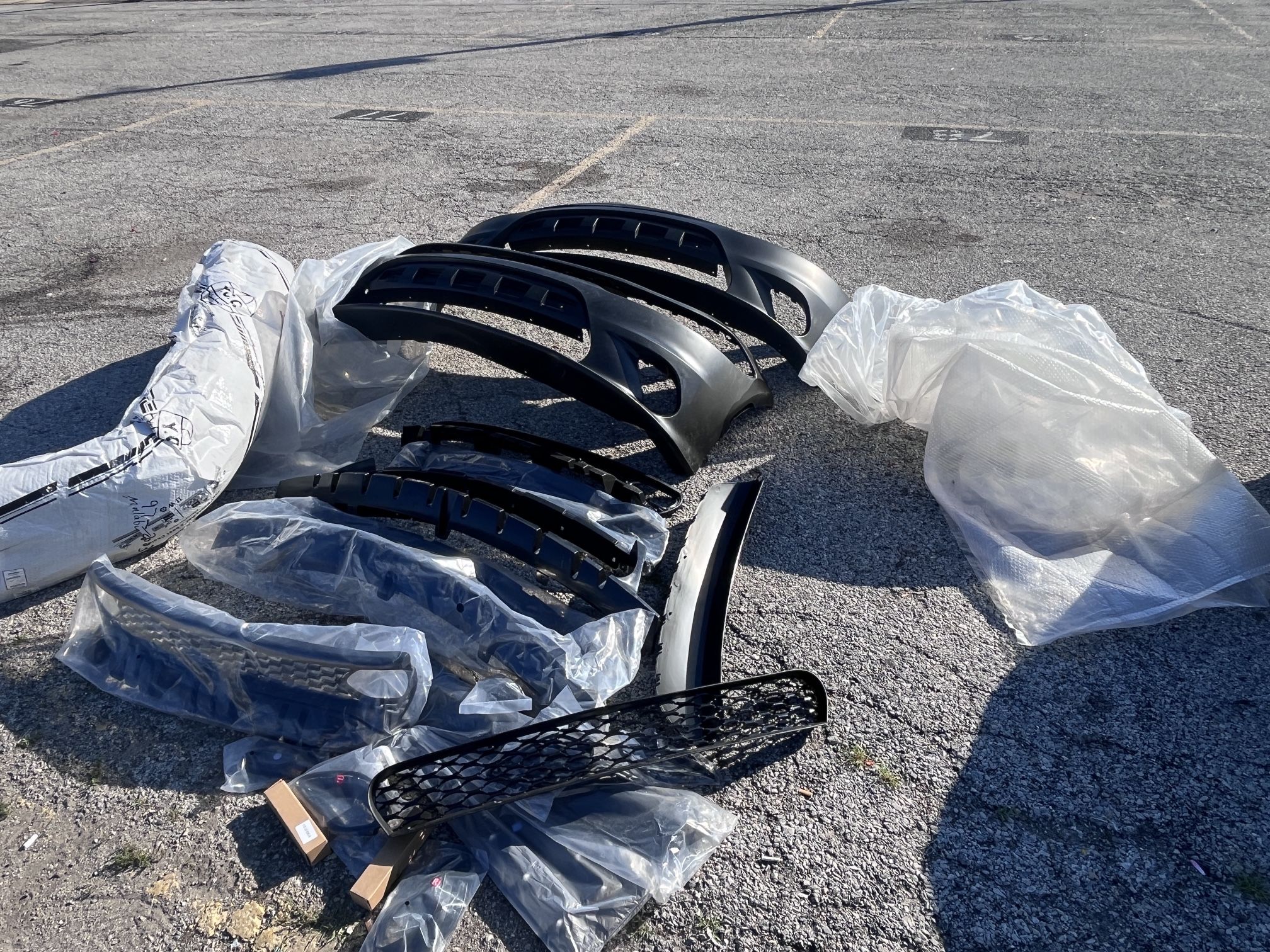 Dodge Charger Front and Rear Bumpers With Grill