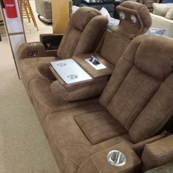 Power Electric Theater Reclining Couch