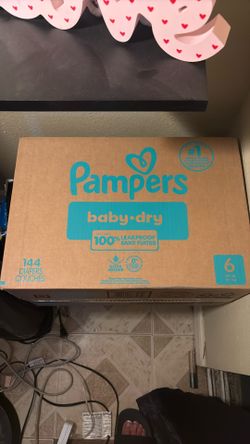 Pampers -size 6 ( 144 Count)
