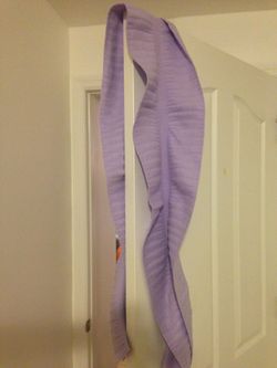 Lavender fleece scarf