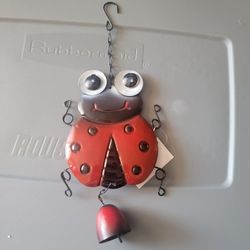 NEW HANGING LADY BUG BELL