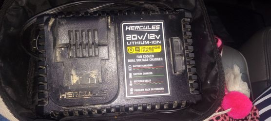 Hercules lithium-ion dual voltage charger