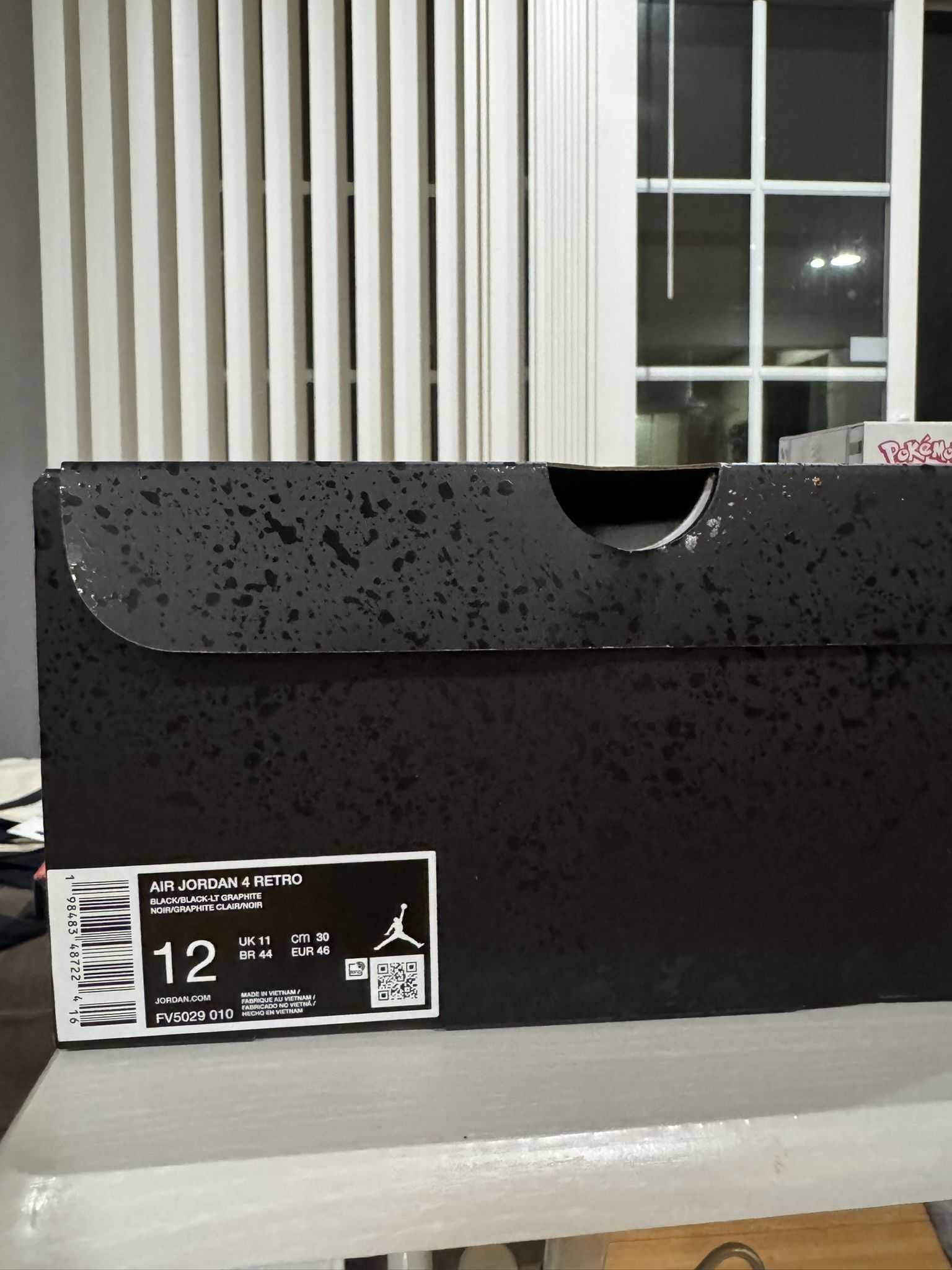 Jordan Black Cat 4’s Size 12