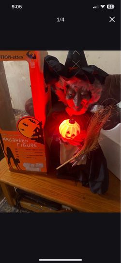 Vintage rare animatronic Halloween which in box! 70’s!