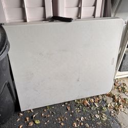 White Fold Up Table. $40 