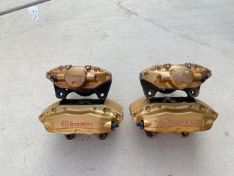 2003 2004 2005 2006 2007 2008 Nissan 350Z Infiniti G35 Brembo Brake Calipers Set OEM