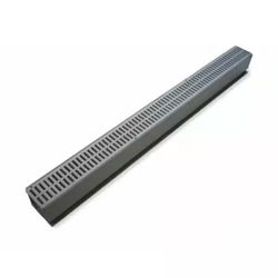 4 in. x 10 ft. Speed-D Channel Drain with Grate