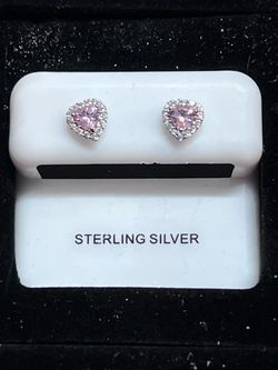 Genuine Moissanite diamond ear rings