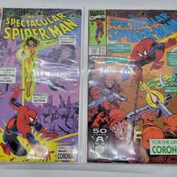 Marvel Comics The Spectacular Spiderman 176 And 177 1st Appearance Of Corona Super Villain