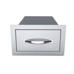 14 in. 304 Stainless Steel Flush Single Access Drawer