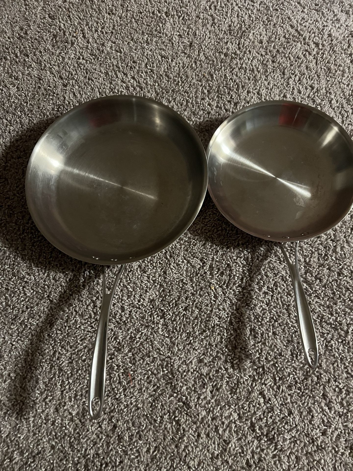 Calphalon 3-Piece Tri-Ply Clad Stainless Steel Skillet Set