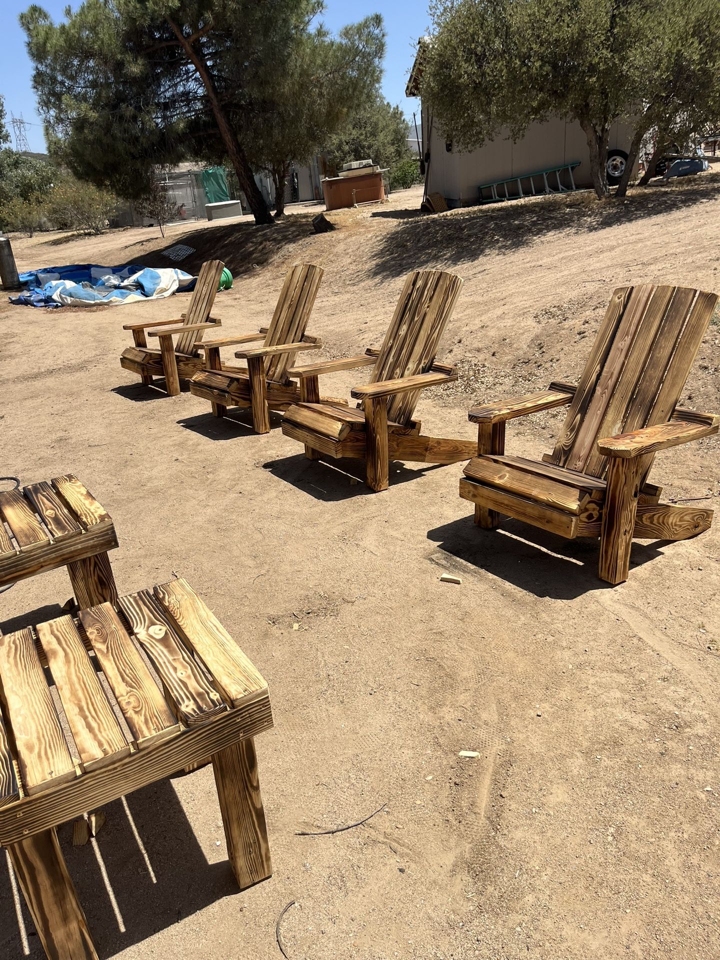 Adironback Chairs And Tables