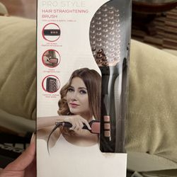 New Hair Straightening Brush