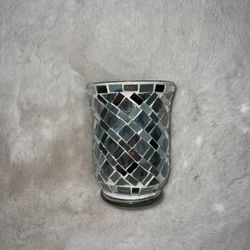 Glass/ Mirror Cup Makeup Holder 