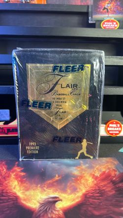 1993 Fleer Flair Premium Edition sealed box