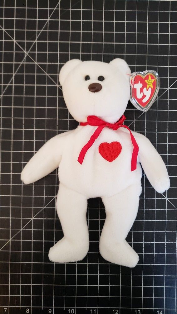 RARE Valentino Beanie Baby – Tag Errors – Brown Nose – Great Condition