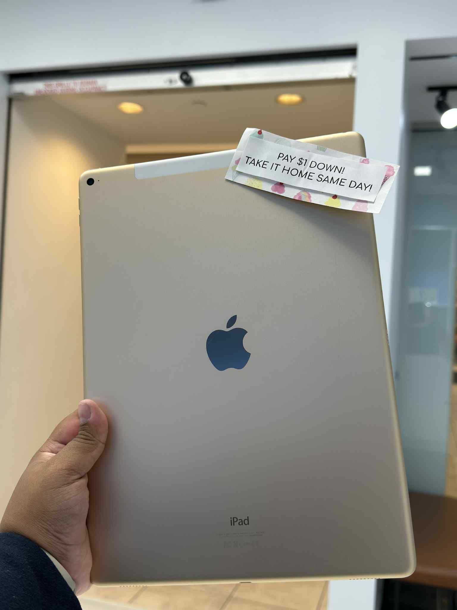 Apple iPad Pro 12.9 Inch 1st Generation Tablet - Pay $5 DOWN AVAILABLE - NO CREDIT NEEDED