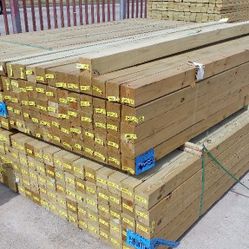 4x4x8' PRESSURE TREATED WOOD 