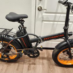 Aostirmotor Ebike Fully Electric Fodable Ebike With Paddle Assist 