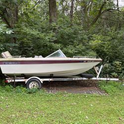 Boat With 50hp Johnson 2 Stroke
