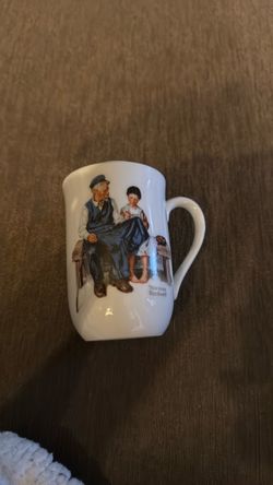 Norman Rockwell the lighthouse keepers daughter cup