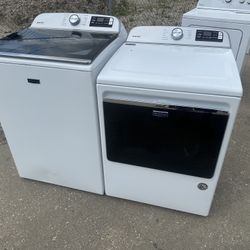 Maytag Extra Power, Washer And Electric Dryer. 90 Day Parts And Labor Warranty Delivery Available For Fee.