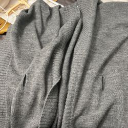 Gray Wrap Around Sweater