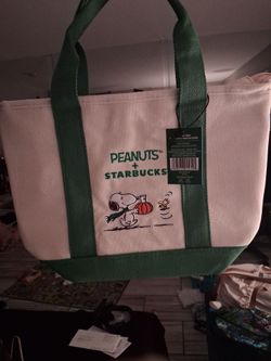 Starbucks snoopy tote