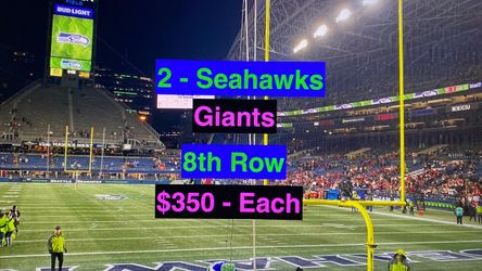 Seahawks Giants Tickets
