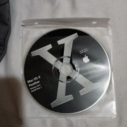 Mac OS X 10.3 Panther complete install set 3 discs