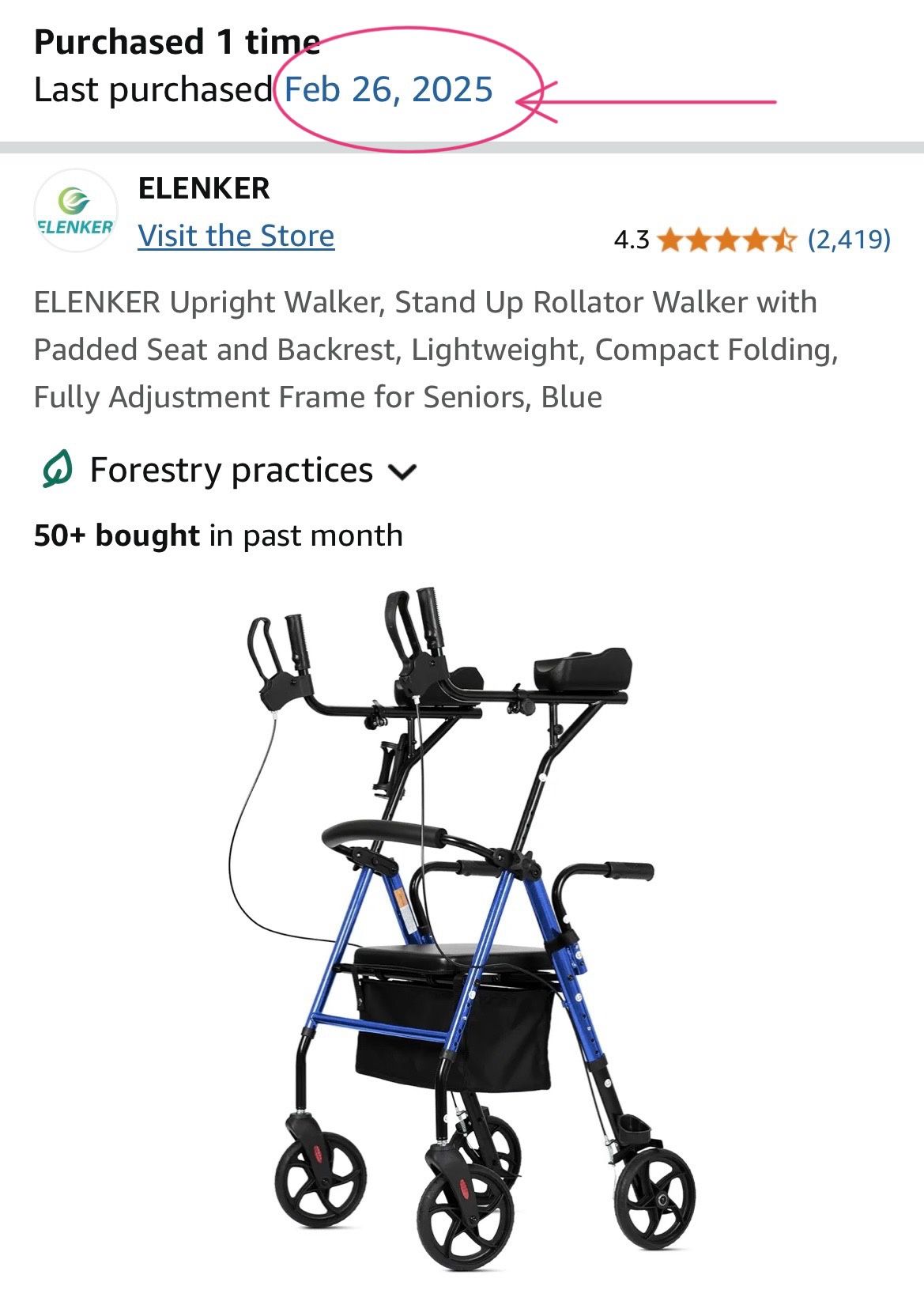 Walker, Upright, Brand new