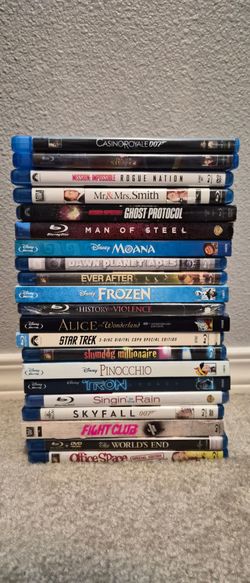 Blu-ray and DVDs for sale!