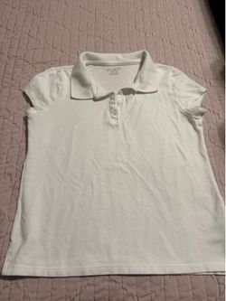Girl White School Polos