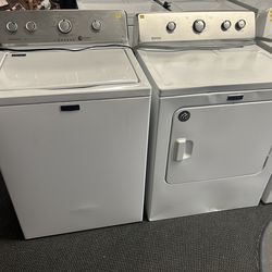 Maytag electric washer and dryer set