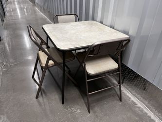Samsonite Rare Vintage Card Table Chairs for Sale in Atlanta GA