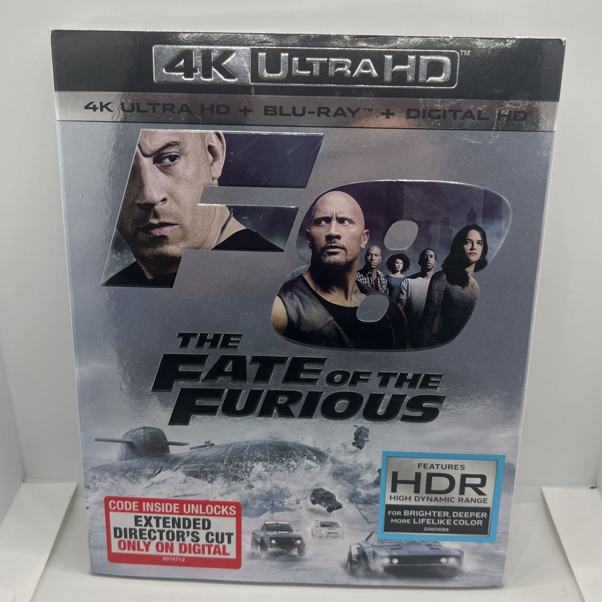 The Fate Of The Furious 4K Blu-ray Digital Copy New