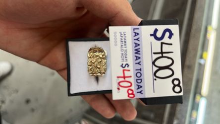 10k gold nugget ring