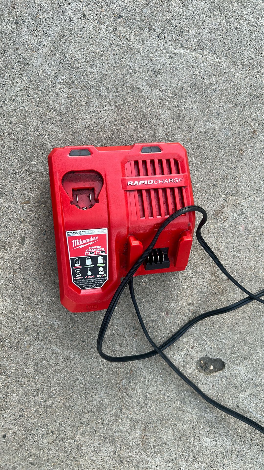 Milwakee Rapid Charger