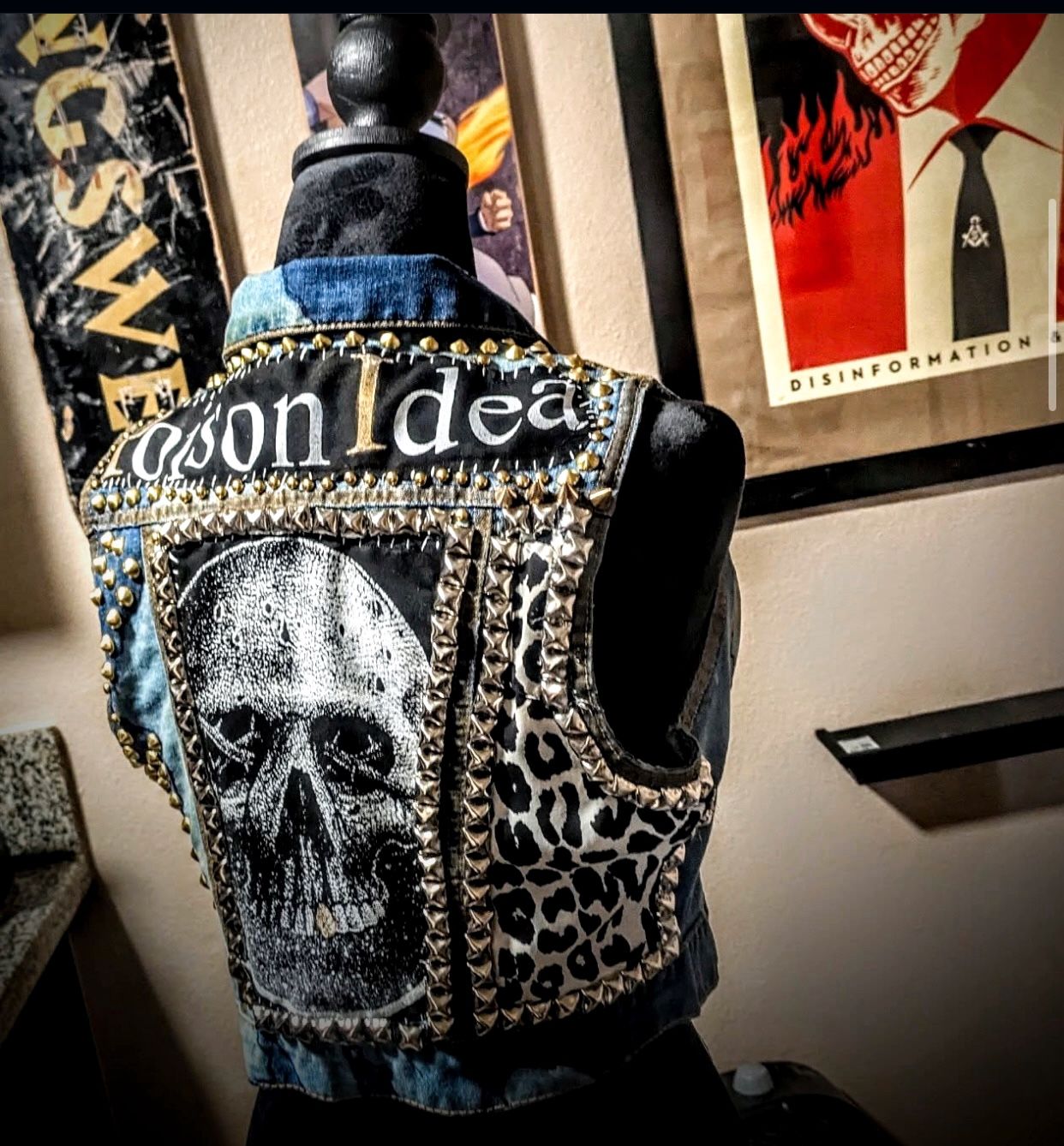 Punk Rock Studded Vest